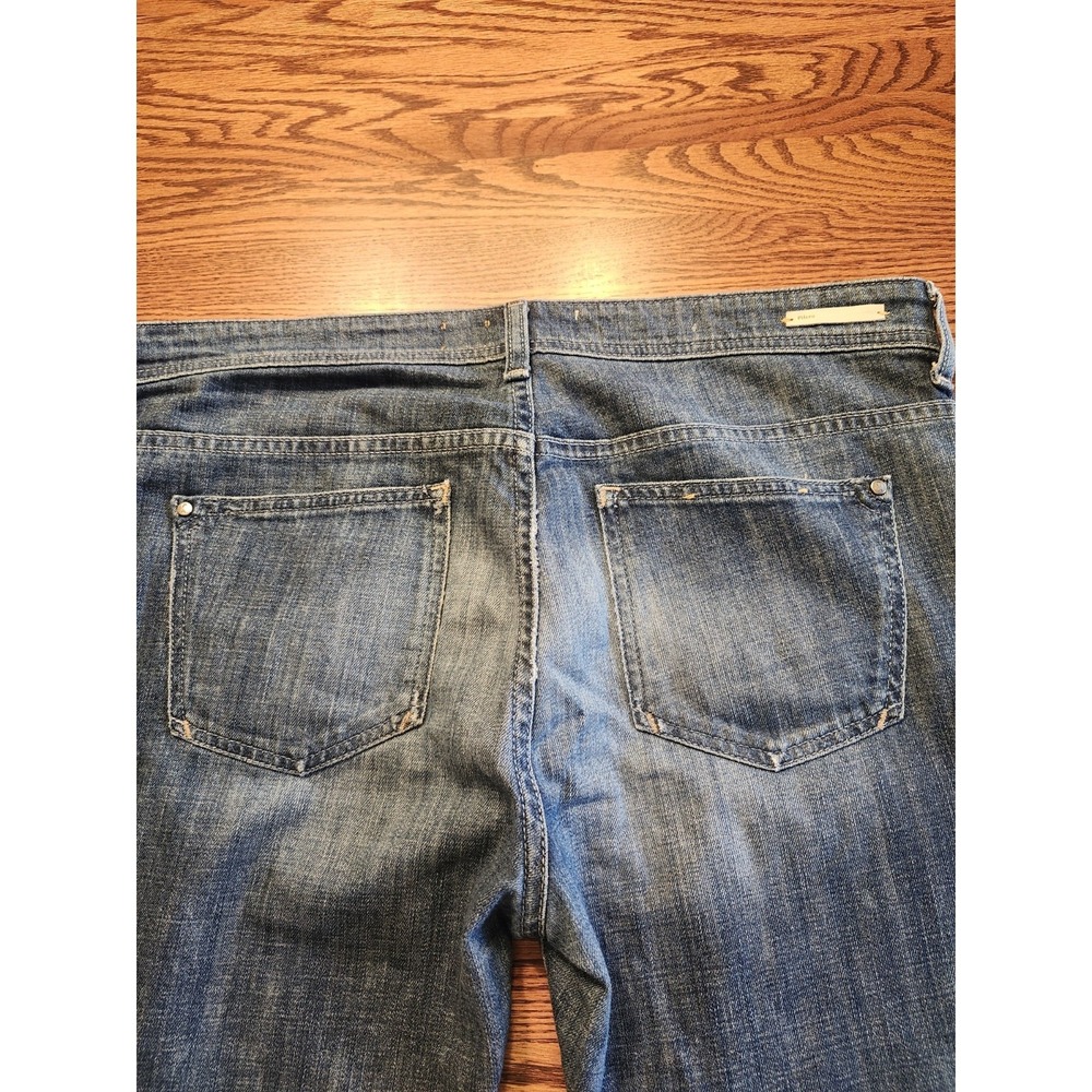 Pilcro and The Letterpress Jeans Womens Size 31 Anthropologie Hyphen Knee Patch - Picture 9 of 15